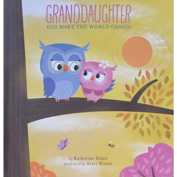 Hallmark Granddaughter You Make the World Grand Board Book - Picture 1 of 5